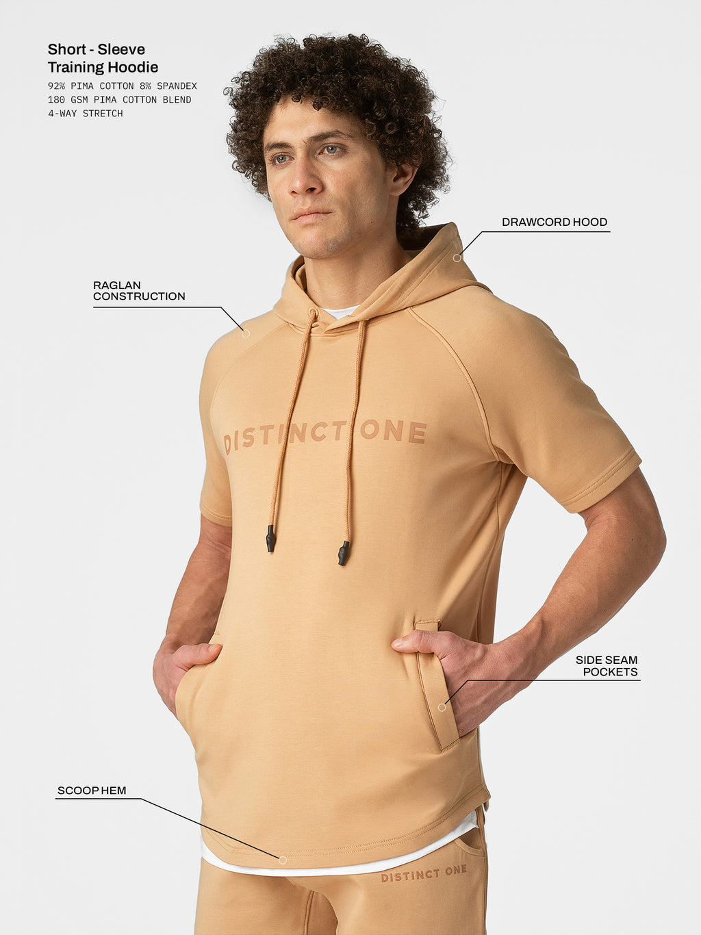 Short-Sleeve Training Hoodie
