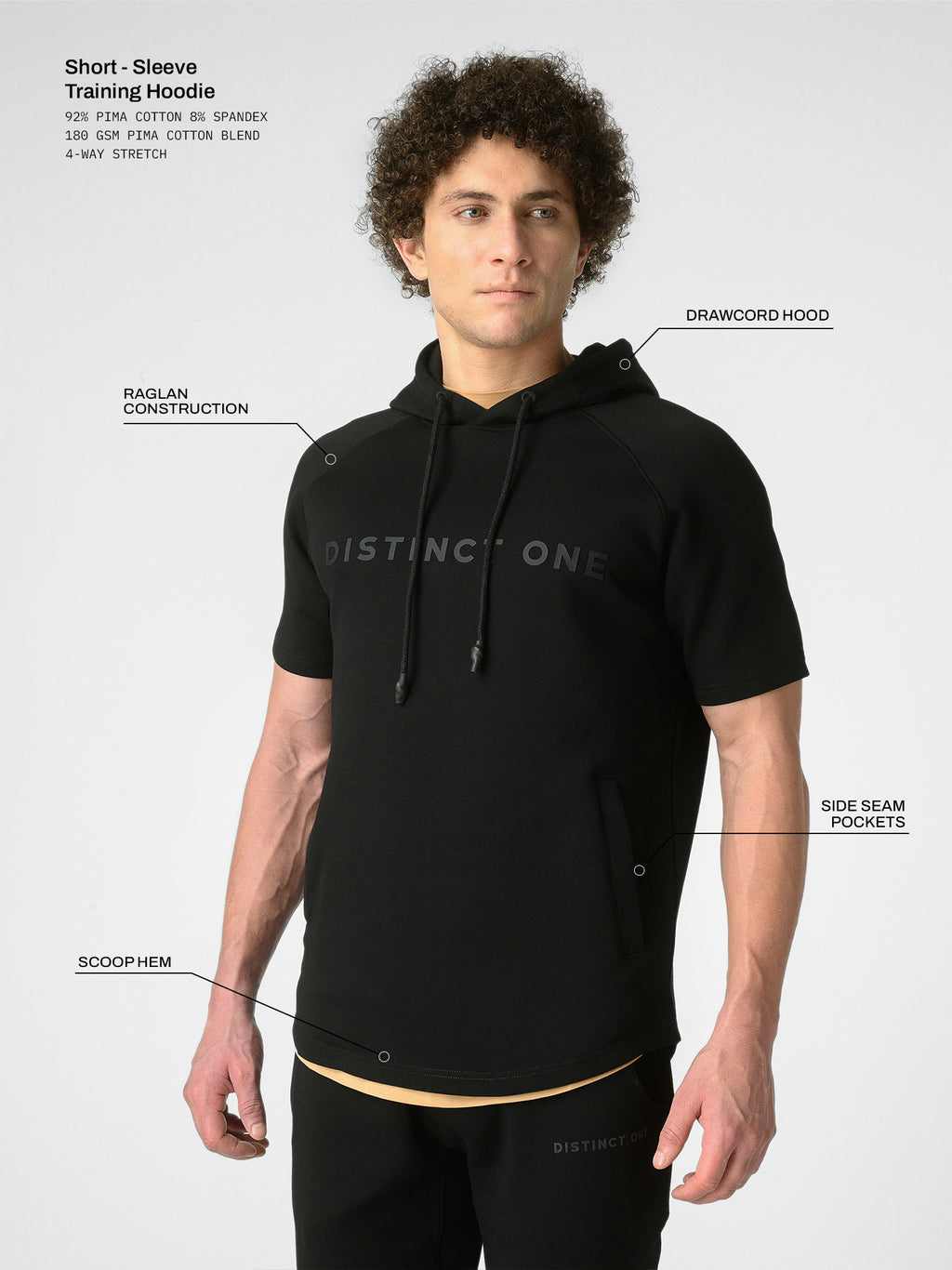 Short-Sleeve Training Hoodie