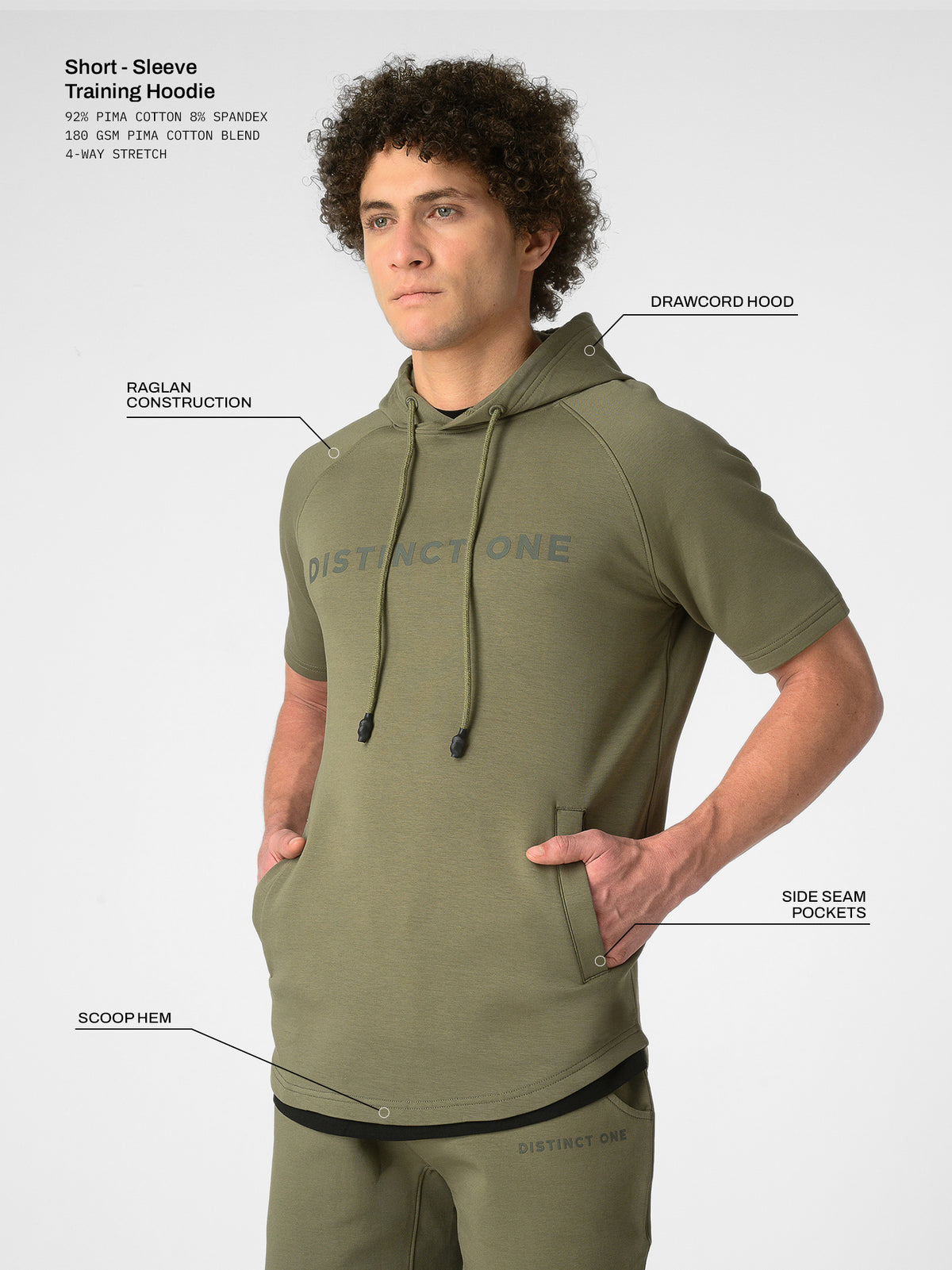 Short-Sleeve Training Hoodie